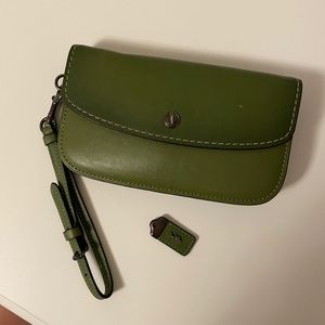 Coach Leather Wristlet